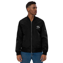 Load image into Gallery viewer, Premium recycled Logo bomber jacket