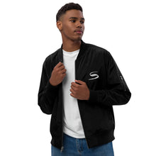 Load image into Gallery viewer, Premium recycled Logo bomber jacket
