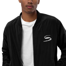 Load image into Gallery viewer, Premium recycled Logo bomber jacket
