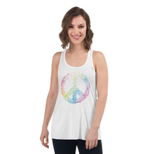 Load image into Gallery viewer, Women&#39;s Peace Design Racerback Tank
