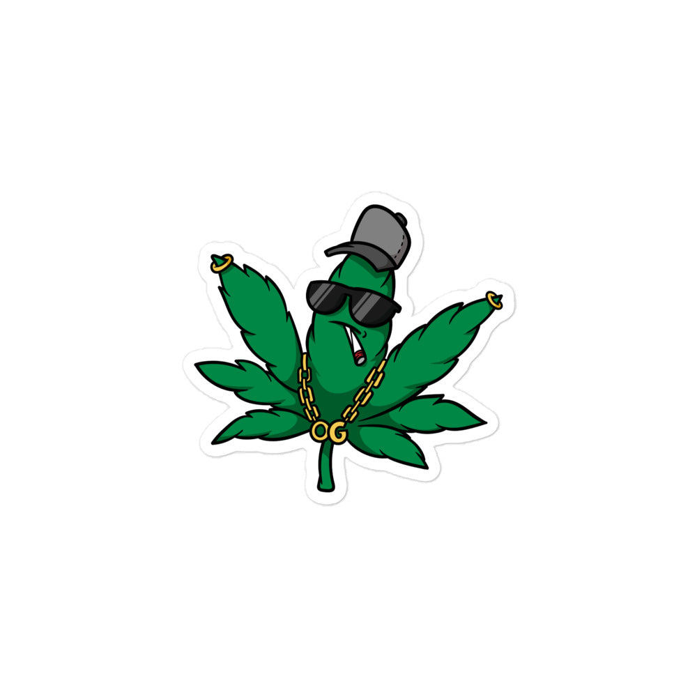 Weed Illustration Sticker