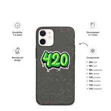 Load image into Gallery viewer, Speckled 420 iPhone case
